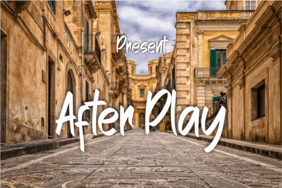 After Play Font Evaluation