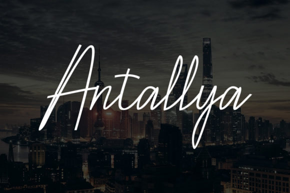 Antallya: A Handwritten Font That Balances Tradition and Modernity