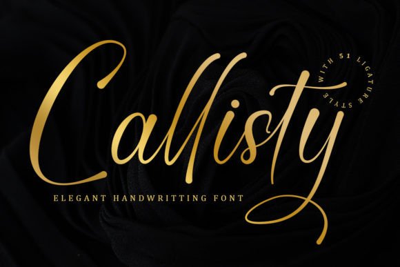 Callisty: An Elegant Handwritten Font Designed for Real-World Workflow Integration