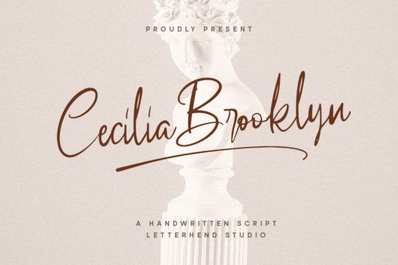 Cecilia Brooklyn: A Feminine Script Font