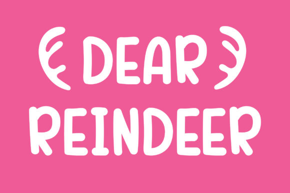Dear Reindeer: A Handwritten Font That Fits Real Creative Work