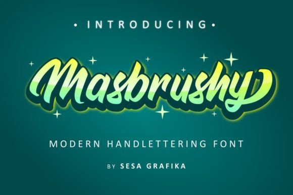 Masbrushy: Bold Handwritten Elegance
