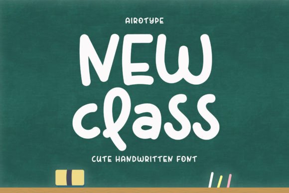 New Class: The Handwritten School Font That Turns Learning Into Play