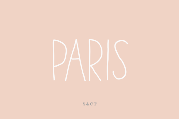 Paris Font: Where Art Deco Elegance Meets Modern Handwritten Typography