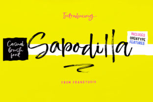 Sapodilla: A Handwritten Font with Authentic Charm