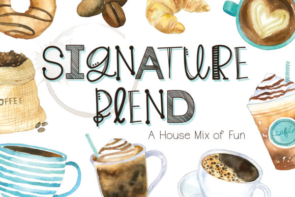 Signature Blend: Where Handwritten Charm Meets Modern Creative Confidence