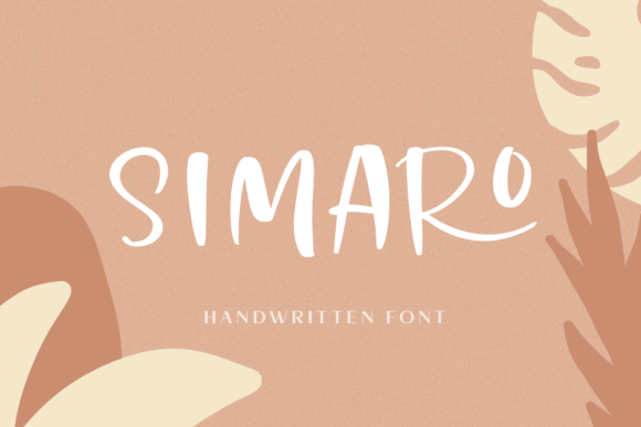 Simaro: Where Handwritten Charm Meets Typographic Precision