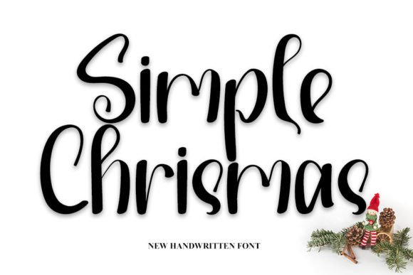Simple Chrismas: A Handwritten Font That Brings Warmth, Clarity, and Timeless Charm to Your Designs