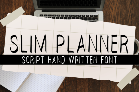 Slim Planner: A Handwritten Font That Fits Real Work