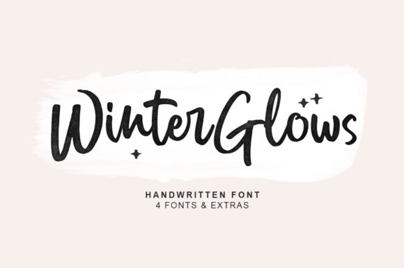 Winter Glows: Elegant Handwritten Font