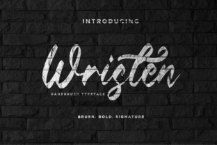 Wristen: A Brush-Pen Handwritten Font That Feels Human